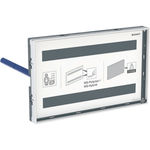 Tapa ciega serie Omega de Geberit, enrasada con la pared y personalizable, con marco